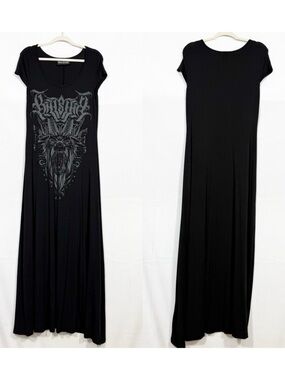 killstar ripley t maxi dress Killstar | Dresses | New Killstar Ripley Tshirt Dress Womens Size Xl Stretch High Low Maxi